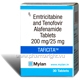 Taficita (Emtricitabine & Tenofovir Alafenamide 200mg / 25mg) 30 Tablets/ Pack
