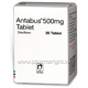 Antabus (Disulfiram 500mg) 25 Tablets/Pack (Turkish)