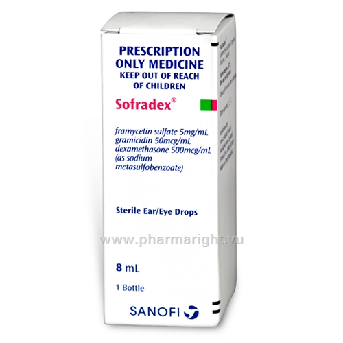 Sofradex Sterile Ear/Eye Drops PharmaRight.vu