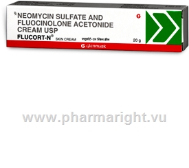Flucort-N Cream (Neomycin, Fluocinolone) 20g/Tube