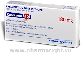 Cardizem CD 180mg 30 Capsules/Pack