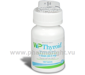 Westhroid-P 0.5 Grain 32.5mg 100 Tablets/Pack