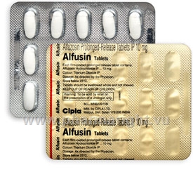 Alfusin 10mg (Alfuzosin) 15 Tablets/Strip