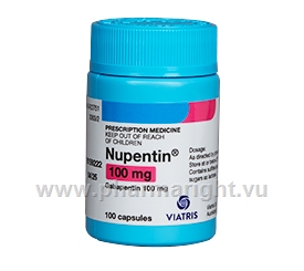 Nupentin 100 (Gabapentin) 100 Capsules/Pack