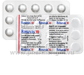 Rosuvas 10 (Rosuvastatin) 15 Tablets/Strip