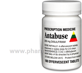 Antabuse (Disulfiram 200mg) 100 Tablets/Pack