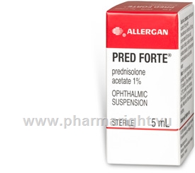 Pred Forte 1% Eye Drops (Prednisolone 10mg/ml) 5ml/Pack