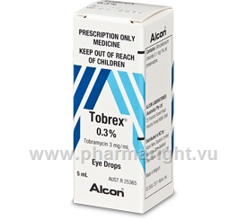 Tobrex Eye Drops (Tobramycin 0.3%) 5ml/Pack