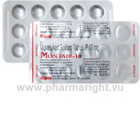Montair 10mg 15 Tablets/Strip