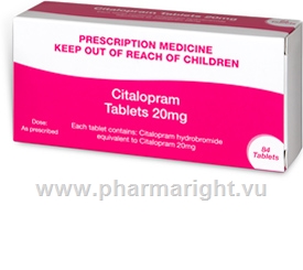 Citalopram 20mg 84 Tablets/Pack by PSM