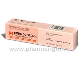 Dermol Ointment 30g Tube