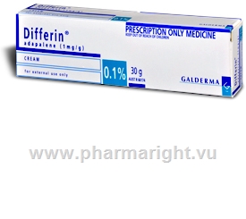 Differin 0 .1% Cream 30g Tube