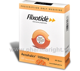 Flixotide (Fluticasone) Accuhaler 100mcg 60 Doses/Pack