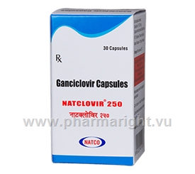 Natclovir (Ganciclovir 250mg) 30 Capsules