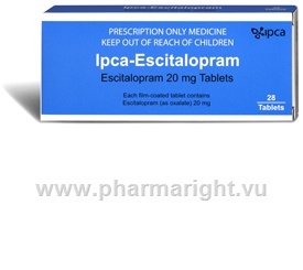 IPCA (Escitalopram 20mg) 28 Tablets/pack