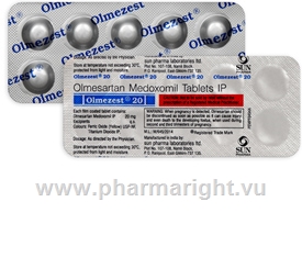 Olmezest 20mg 10 Tablets/Strip