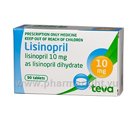 Lisinopril 10mg 90 Tablets/Pack by Ethics