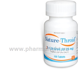 Nature-Throid 1.25 Grain - 100 Tabs/Bottle