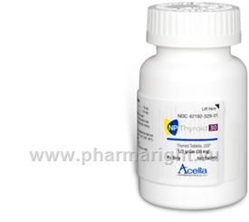 NP Thyroid (Thyroid 30mg) 0.5 Grain 100 Tablets/Pack