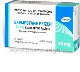 Exemestane Pfizer 25mg 30 Tablets/Pack
