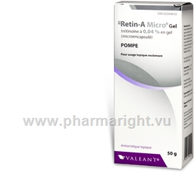 Retin-A 0.04% Micro Gel (Tretinoin) 50g Pump Pack