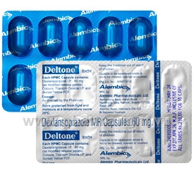 Deltone (Dexlansoprazole 60mg) 10 Capsules/Strip