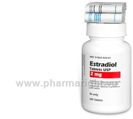 Teva Estradiol (Estradiol 2mg) 100 Tablets/Pack