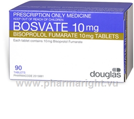 Bosvate (Bisoprolol 10mg) 90 Tablets/Pack