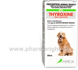 Apex Thyroxine Oral (Thyroxine Sodium 1mg/ml) 50ml