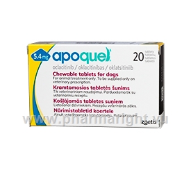 Apoquel (Oclacitinib 5.4mg) 20 Tablets/Pack