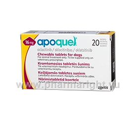 Apoquel (Oclacitinib 16mg) 20 Tablets/Pack