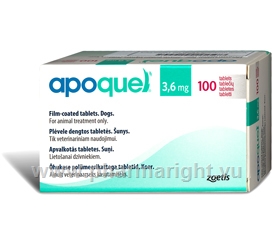 Apoquel (Oclacitinib 3.6mg) 100 Tablets/Pack