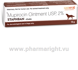 Staphban (Mupirocin 2%) Ointment 15g/Tube for Dogs