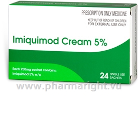 Imiquimod 5% Cream 24 Sachets/Pack