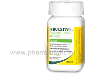 Rimadyl Palatable (Carprofen 20mg) 100 Tablets/Pack