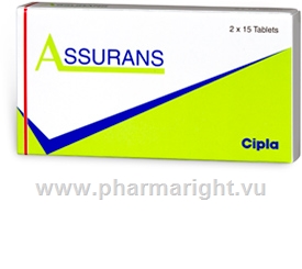 Assurans (Sildenafil Citrate 20mg) 30 Tablets/Pack