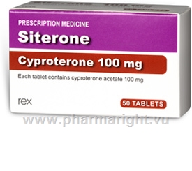 Siterone (Cyproterone Acetate 100mg) 50 Tablets/Pack