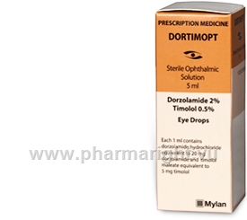 Dortimopt (Dorzolamide/Timolol 2%/0.5%) Eye Drops