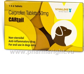 Cartail (Carprofen 50mg) 6 Tablets/Pack