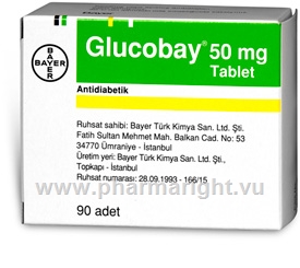 Glucobay (Acarbose 50mg) Tablets