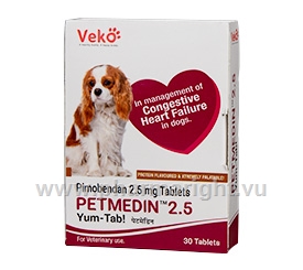 Petmedin (Pimobendan 2.5mg) 30 Tablets/Pack