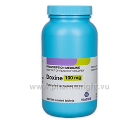 Doxine (Doxycycline hyclate 100mg) 500 Film Coated Tablets/Pack