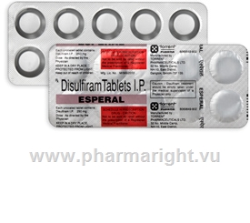 Esperal (Disulfiram 250mg) 10 Tablets/Strip