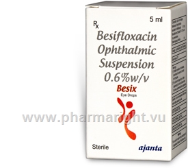 Besix (Besifloxacin 0.6%) Eye Drops 5ml