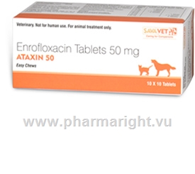 Ataxin (Enrofloxacin 50mg) 100 Tablets/Pack