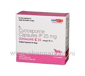 Ichmune C (Cyclosporine 25mg) 30 Capsules/Pack