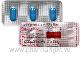 Valcivir-500 (Valacyclovir 500mg) 3 Tablets/Strip