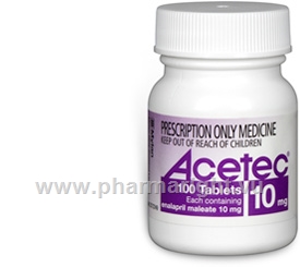 Acetec (Enalapril 10mg) 100 Tablets/Pack