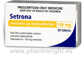 Setrona (Sertraline 100mg) 30 Tablets/Pack