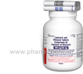 Cipla Lopinavir and Ritonavir 200mg/50mg 120 Tablets/Pack aka Lopimune